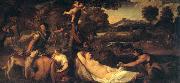 TIZIANO Vecellio Jupiter and Anthiope Sweden oil painting artist